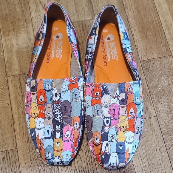 Skechers Shoes - Skechers Colorful Dog Print Shoes (OCBB)